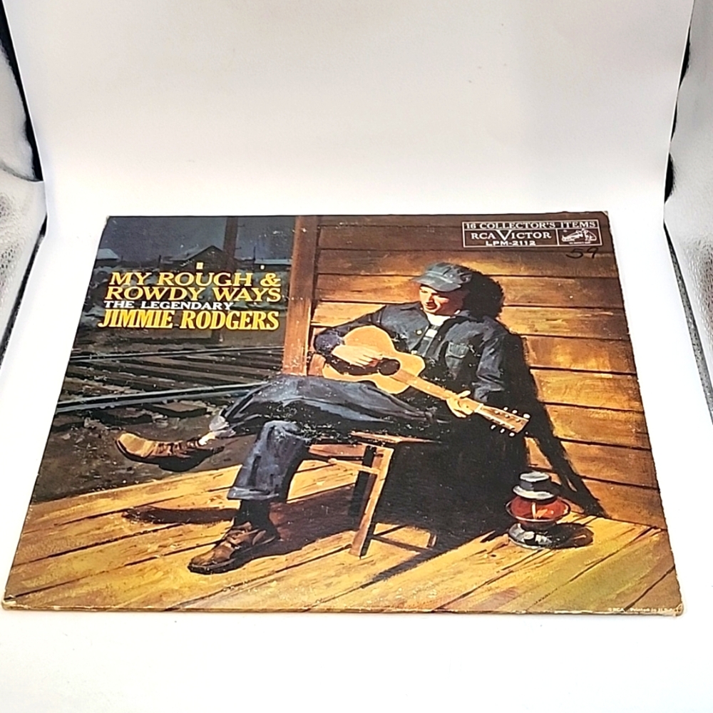 Vintage 1960 Jimmy Rodgers "My Rough & Rowdy Ways" RCA Victor LP Vinyl Record
